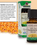 Nature'S Answer Nature s Answer USDA Organic Frankincense Essential Oil 100% Pure | Natural Aromatherapy Oil for Diffuser/Humidifier Steam Distilled 0.5 fl oz. (15ml) | Made in USA