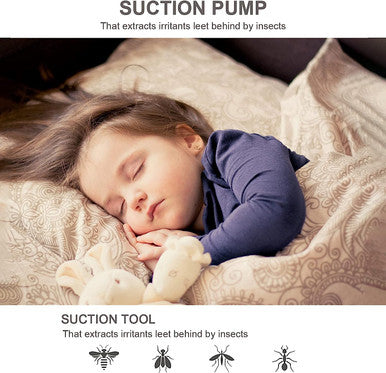 Bug Bite Thing Suction Tool Venom Extractor ZeChok Electronic Mosquito After Bite Sucks Venom, No Antipruritic and Chemical Suitable for Outdoor Camping with 3 Replaceable Tips and Washable (White)