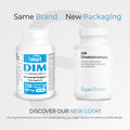 Supersmart DIM DiIndolylMethane 400 mg Per Day Hormonal Support for Men Women Protect Against Aging Cells Estrogen Balance NonGMO Gluten Free 120 Vegetarian Capsules
