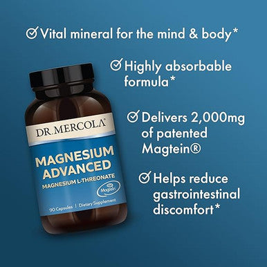 Dr. Mercola Magnesium L-Threonate 90 Capsules