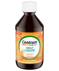 Centrum Liquid Multivitamin For Adults Multivitamin/Multimineral Supplement With B Vitamins And Antioxidants Citrus Flavor - 8 Fl Oz