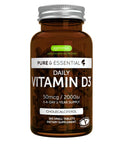 Igennus Daily Vitamin D3 2000iu 50 mcg Clean Label 365 Small Tablets 1Year Supply Vegetarian Cholecalciferol Vitamin D Supplement