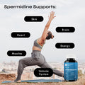 Neurogan Spermidine Pro Supplements Capsules - Enhanced Absorption For Cellular Regeneration, Energy, Healthy Aging & Focus - Spermidine Supplements For Women & Men, Take 1 Daily (50Mg, 120 Capsules)