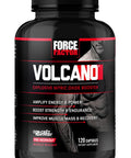 Force Factor Volcano Pre Workout Nitric Oxide Booster Supplement For Men With Creatine And L-Citrulline To Boost And Energy, Help Build Muscle, Better Pump And Workout, 120 Capsules