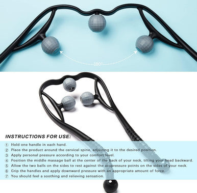 Best Self Massager For Your Neck With Multiple Trigger Points For Pain Relief