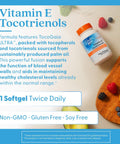 DoctorS Best Vitamin E Tocotrienols Contains Tocogaia Ultraa A Za Bioenhanced Full Spectrum Vitamin E Complex 60 Count