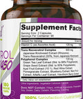 PURELY beneficial RESVERATROL1450 - 90day Supply, 1450mg per Serving of Potent Antioxidants & Trans-Resveratrol, Promotes Anti-Aging, Cardiovascular Support, Maximum Benefits (1bottle)