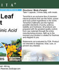 Terravita Artichoke Leaf Extract - 2.5% Caffeoylquinic Acid - 450 Mg (100 Capsules, Zin: 516208)