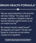 Natures Way Clear Thinking Nootropic, Brain Health*, Cognitive Performance*, with Ashwagandha, 40 Capsules