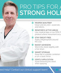 Fade Away Scars - The Original Silicone Scar Sheeting Roll- Custom Size Medical Grade- Effective Silicone Scar Sheets, Strips And Patches For Scars, Surgical Scar Tape, Scar Away Silicone Scar Sheets.