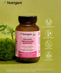 Nutrigent Usda Organic Ksm-66 Ashwagandha Vitex Berry & Black Cohosh Menopause Support Supplement For Women Natural Relief For Hot Flashes Night Sweats & Mood Swings Hormone-Free (60 Ct)