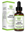 Green Tea Fat Burner - with EGCG Green Tea Extract Liquid, Max Potency for Weight Loss Support & Energy, =10 cups of Green Tea Antioxidants Polyphenols & Non-GMO &