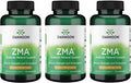 Swanson ZMA - Energy Metabolism and Muscle Recovery Support for Men and Women - Anabolic Mineral Support for Athletes Combining Zinc and Magnesium with Vitamin B6 - (90 Capsules 800mg Each) 3 Pack