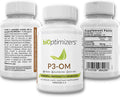 BiOptimizers - P3-OM and MassZymes Bundle - Premium Digestive Enzymes and Probiotics for Women and Men - Doctor-Formulated (250 MassZymes Capsules, 120 P3-OM Capsules)