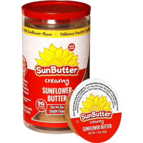 Sunbutter Creamy Sunflower Spread Peanut Free Non Allergen Two Five Pound Containers