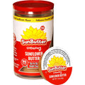 SunButter No Sugar Added Sunflower Seed Butter, 16 oz (6 Pack of 6) - Nut Free Spread with 7g Plant-Based Protein, Roasted Rich & Savory Flavor, Smooth Texture, Vegan, Kosher & Non-GMO