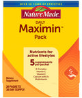 Nature Made Daily Maximin Vitamin Pack Dietary Supplement For Nutritional Support 30 Packets 30 Day Supply