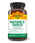 Country Life Nature'S Garlic 500Mg Garlic Equivalent 180 Softgels Certified Gluten Free