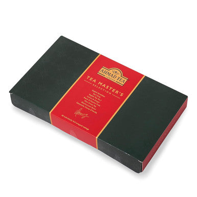 Ahmad Tea Black Green & Herbal Teas Tea Master's Selection Red & Green Box Variety of 8 Teas Teabags 48 ct - Caffeinated Decaffeinated and Sugar-