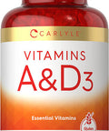 Carlyle Vitamin A and D Supplement | 400 Softgels | 1500 mcg Vitamin A and 400 IU Vitamin D3 | Non-GMO, Gluten Free