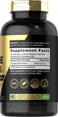 Carlyle Taurine 1000mg Capsules | 400 Count | Form | Non GMO Gluten Supplement