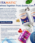 Vitamatic Lutein 40mg with Zeaxanthin 10mg, Eye Health Support Supplement, 240 Softgels