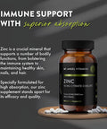Mt. Angel Vitamins - Zinc Citrate 50Mg - Zinc 50 Mg Citrate Chelate - Natural Zinc Supplements Made In Usa - 60 Vegetarian Tablets