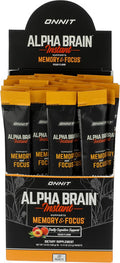 Onnit Alpha Brain Instant Peach 30 Count