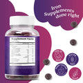 Belive Iron Gummies - Multivitamin With Iron, Vitamins & Zinc For Blood Oxygen - Grape Flavor, Vegan Supplement For Women, Men & Kids