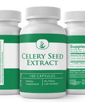 PURE ORIGINAL INGREDIENTS Celery Seed Extract, (100 Capsules) Always Pure, No Additives Or Fillers, Lab Verified