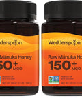 Wedderspoon Raw MÃƒâ€žÃ‚Ânuka Honey 150+ MGO, 8.8 Oz, Unpasteurized New Zealand Honey, Non-GMO, BPA-Free Jar, Superfood & Natural Wellness Support