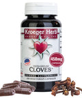Kroeger Herb Fresh Ground Cloves 450 Mg Vegetarian Capsules, 100 Count