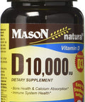 Mason Vitamins D 3 10,000 Iu Softgels, 30 Count
