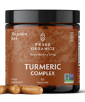 TRIBE ORGANICS Turmeric Curcumin C3 Complex with BioPerine 1050mg 60 Vegan Capsules