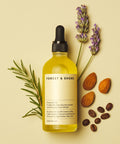 Forest & Shore Hair Growth Oil 100% Natural Hair Oil with Caffeine Biotin Castor Oil Argan Oil Coconut Oil and Rosemary Oil Effective Thickening Mask & Hair Loss Treatment