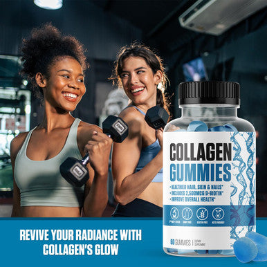 EPN Supplements Biotin + Collagen Gummies | #1 Rated Chewable Collagen Gummies For Healthier Hair, Skin & Nails | Supplement For Men & Women To Improve Overall Health, Gluten Free & Non-Gmo - 60 Gummies