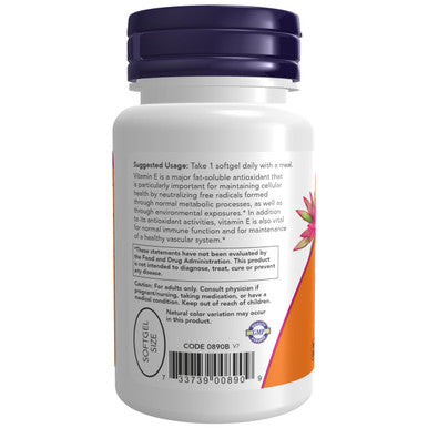 Now Foods E-400 Blended Tocopherol Softgel-250 Softgel