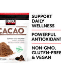 Force Factor Cacao Soft Chews to Boost Energy and Immunity, Powerful Superfood and Antioxidants Supplement Made with Premium Cacao, Non-GMO, Gluten-Free, and Vegan, Chocolate Flavor, 30 Soft Chews