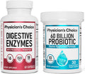 Physician'S Choice - Optimal Gut Health Bundle: 60 Billion Probiotics + Digestive Enzymes for Digestive Comfort and Immune Support