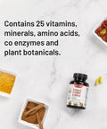 Snap Supplements Blend, Berberine Supplement with Cinnamon, Organic Turmeric, Alpha Lipoic , Zinc & Other Herbs & Vitamins Non-GMO, 60 Capsules