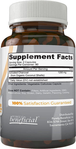 Activated Coconut Charcoal/Hydrate Plus Electrolyte Combination,