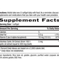 Country Life Nature'S Garlic 500Mg Garlic Equivalent 180 Softgels Certified Gluten Free