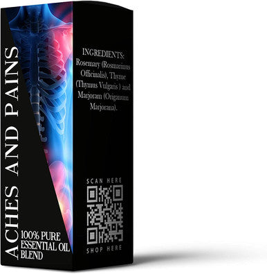 Mystic Moments | Aches and Pains Essential Oil Blend - 10ml - 100% Pure