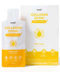 Zooki 5000mg Marine Collagen Liquid Sachets | Hydrolysed Marine Collagen Peptides | Support Skin Hair Nails Joints Bones & Muscles | (Citrus Lime Flavour 14 Servings)