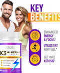 (2 Pack) K3 Mineral Weight Loss Pills For Women And Men - K3 Salt Mineral, Vitamin + K3 Capsules Supplement For Weight Loss - 60 Days Supply