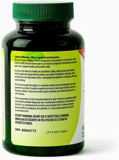 Greeniche VEG-IRON 60 Capsule High Absorption Iron Supplement For Women & Men