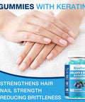 Biotin Gummies With Collagen For Adults Women & Men - Hair Skin Nails Gummies With Biotinis - Vitamins Gummies For Woman - 60 Gummies Hair Vitamins - Vegan, Non-Gmo - Biotin 15000Mcg