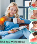 Democe Cordless Heated Shoulder Wrap Shoulder Massager For Men Women Heating Shoulder Brace Heating Pad 3 Heating Settings And Vibrations