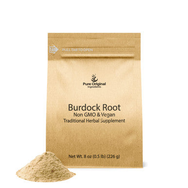 PURE ORIGINAL INGREDIENTS Burdock Root And Bladderwrack Powder Bundle, 8 Oz Each, Lab-Verified, Herbal Supplements