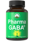 Pharma Gaba Vegan Capsules. Ultra High Purity All Natural Patented Gaba Supplement. Non-Drowsy Support For Calm Mind, Mental